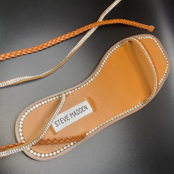 Steve Madden Shoes - NWT Steve Madden Strappy Lace Up Cleopatra Rhinestone Sandals